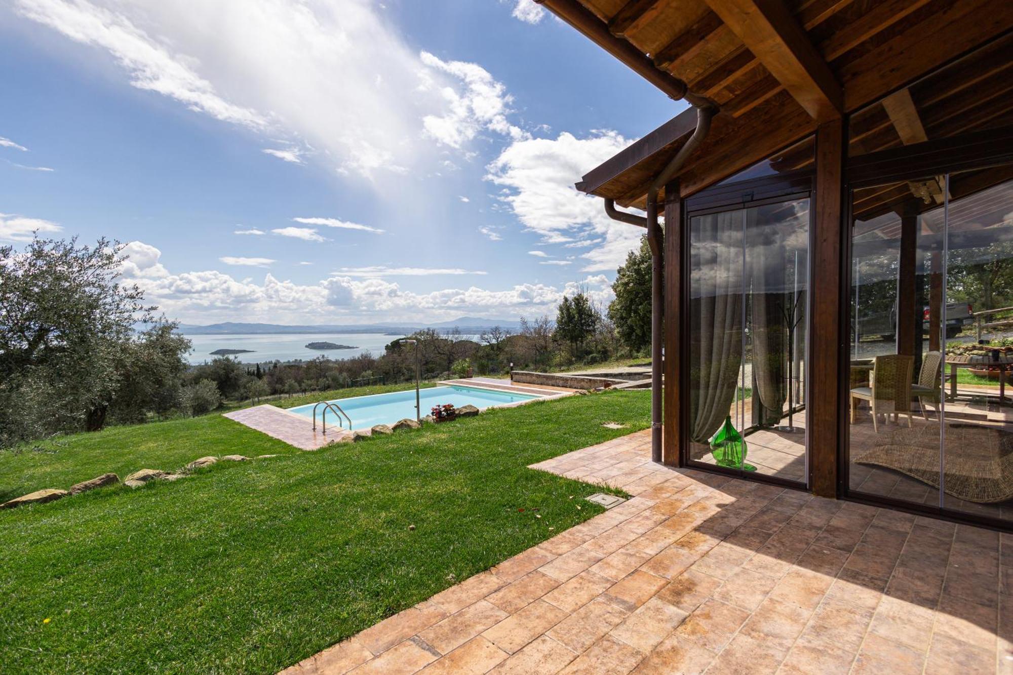 Di Colle In Colle - Country House With Private Pool Villa Tuoro sul Trasimeno Ngoại thất bức ảnh