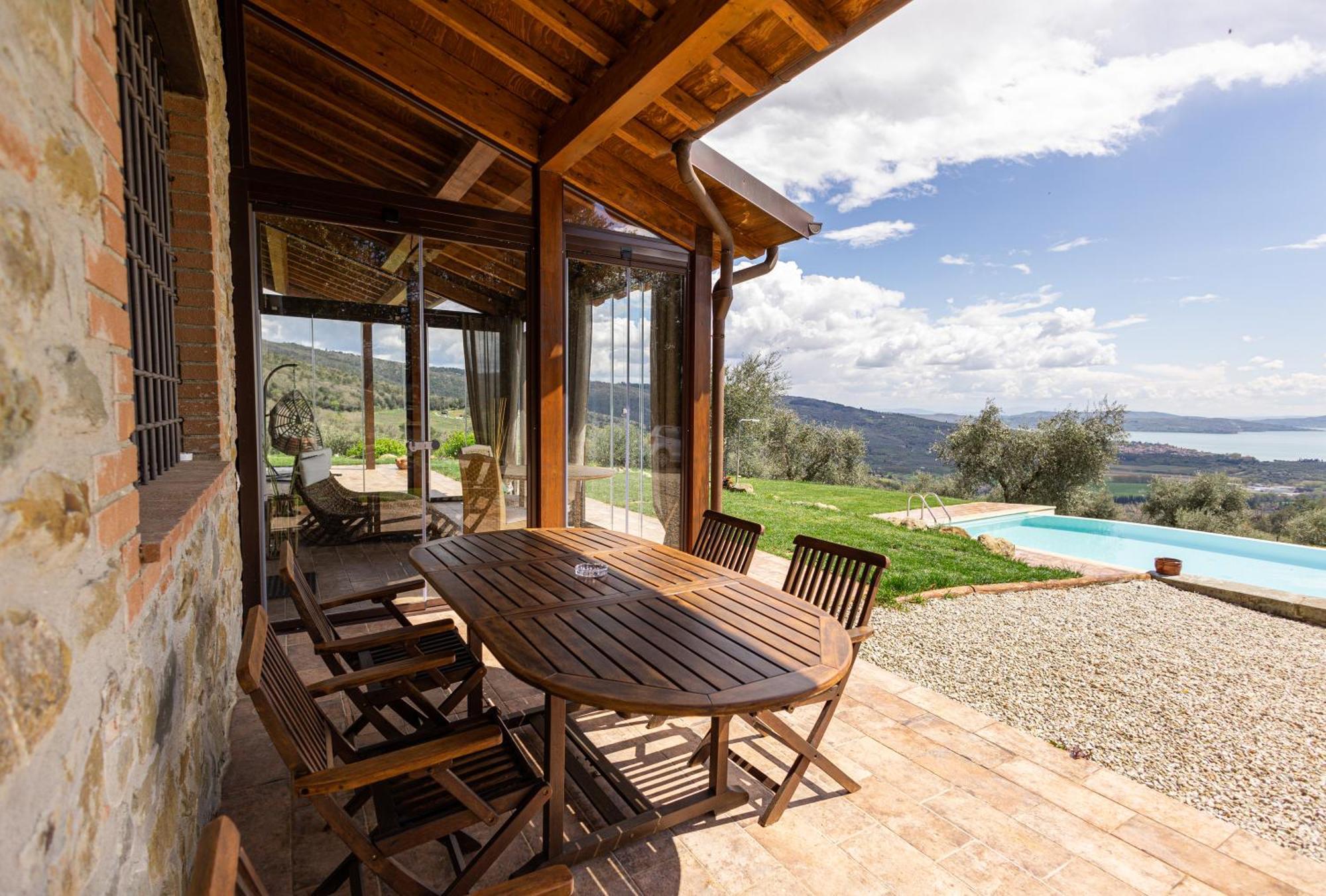 Di Colle In Colle - Country House With Private Pool Tuoro sul Trasimeno Ngoại thất bức ảnh