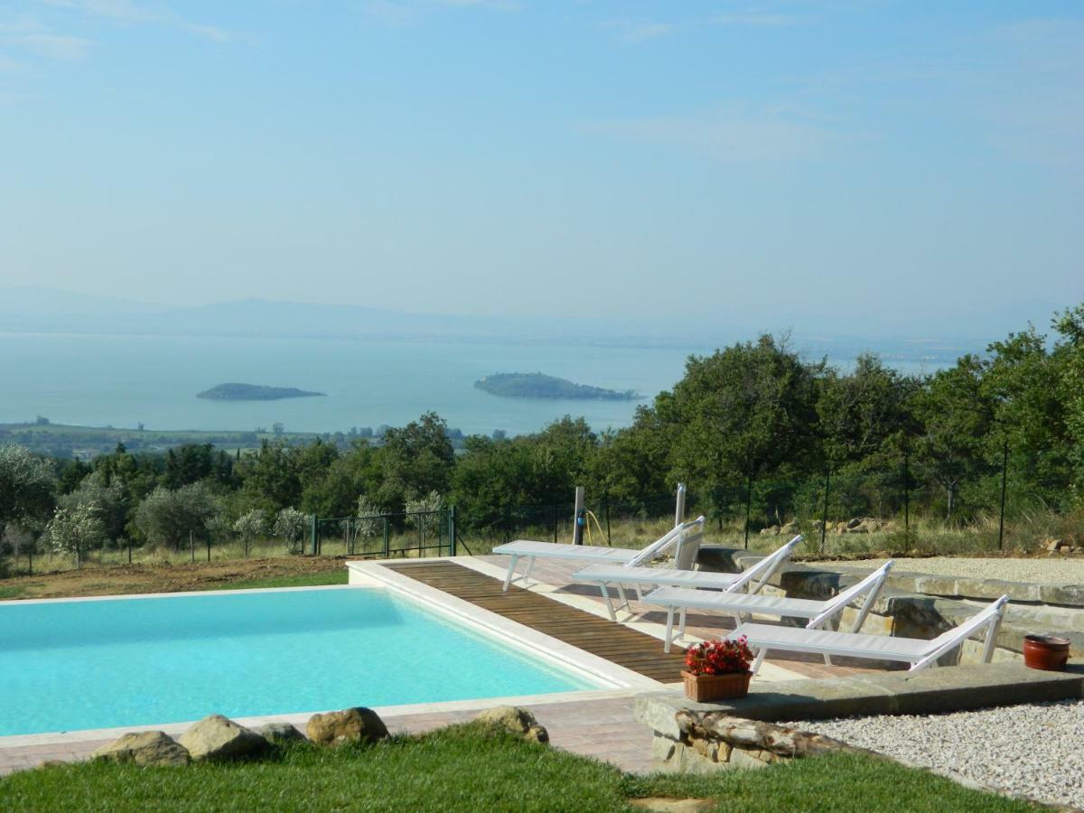 Di Colle In Colle - Country House With Private Pool Villa Tuoro sul Trasimeno Ngoại thất bức ảnh